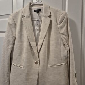 NWT Ann Taylor Cream Blazer